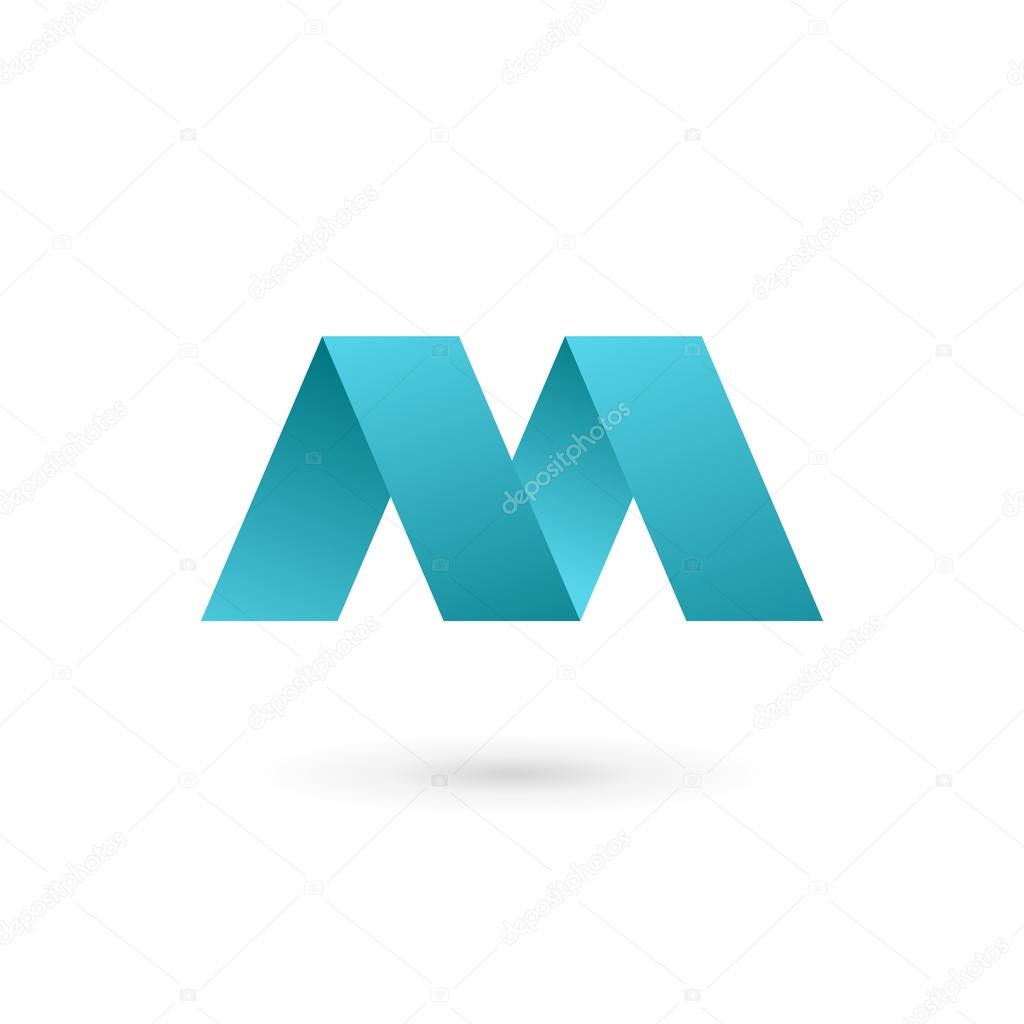 Letter M logo icon design template element