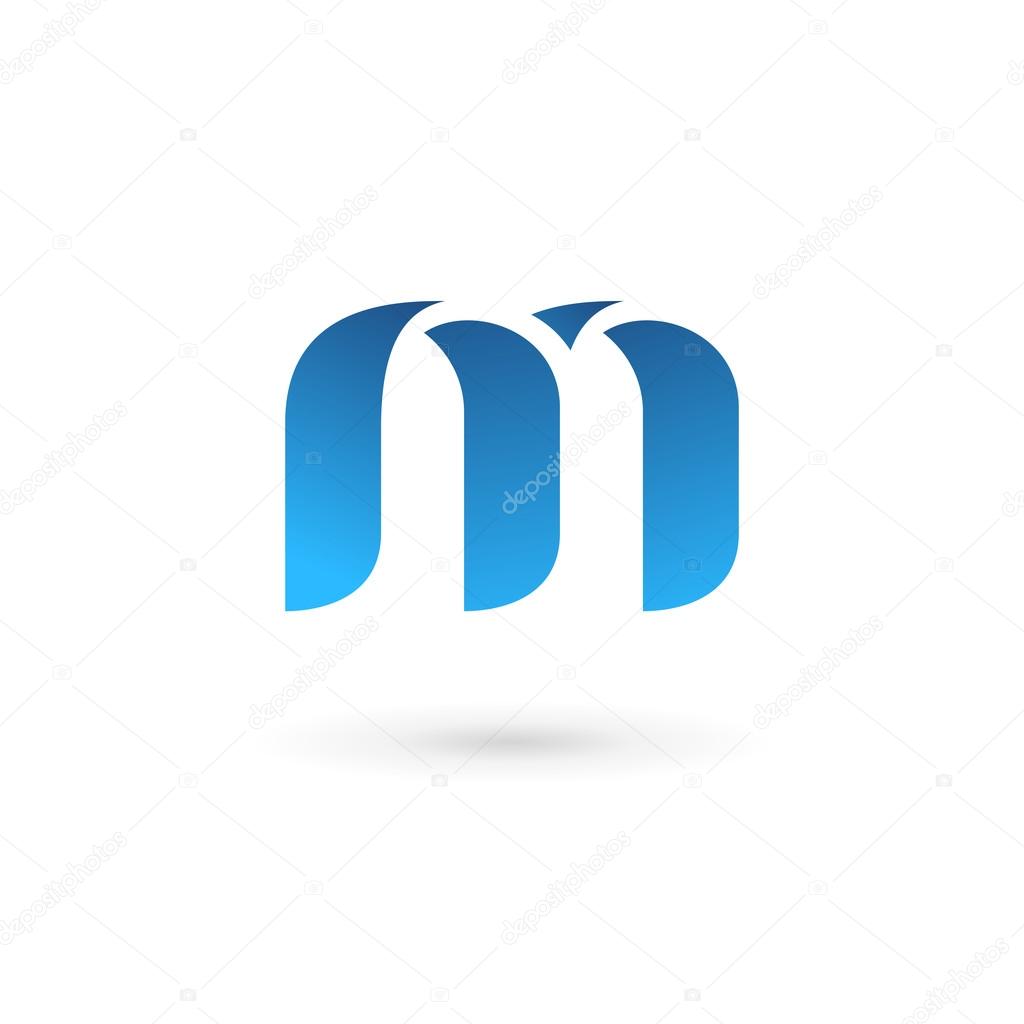 Letter M logo icon design template element