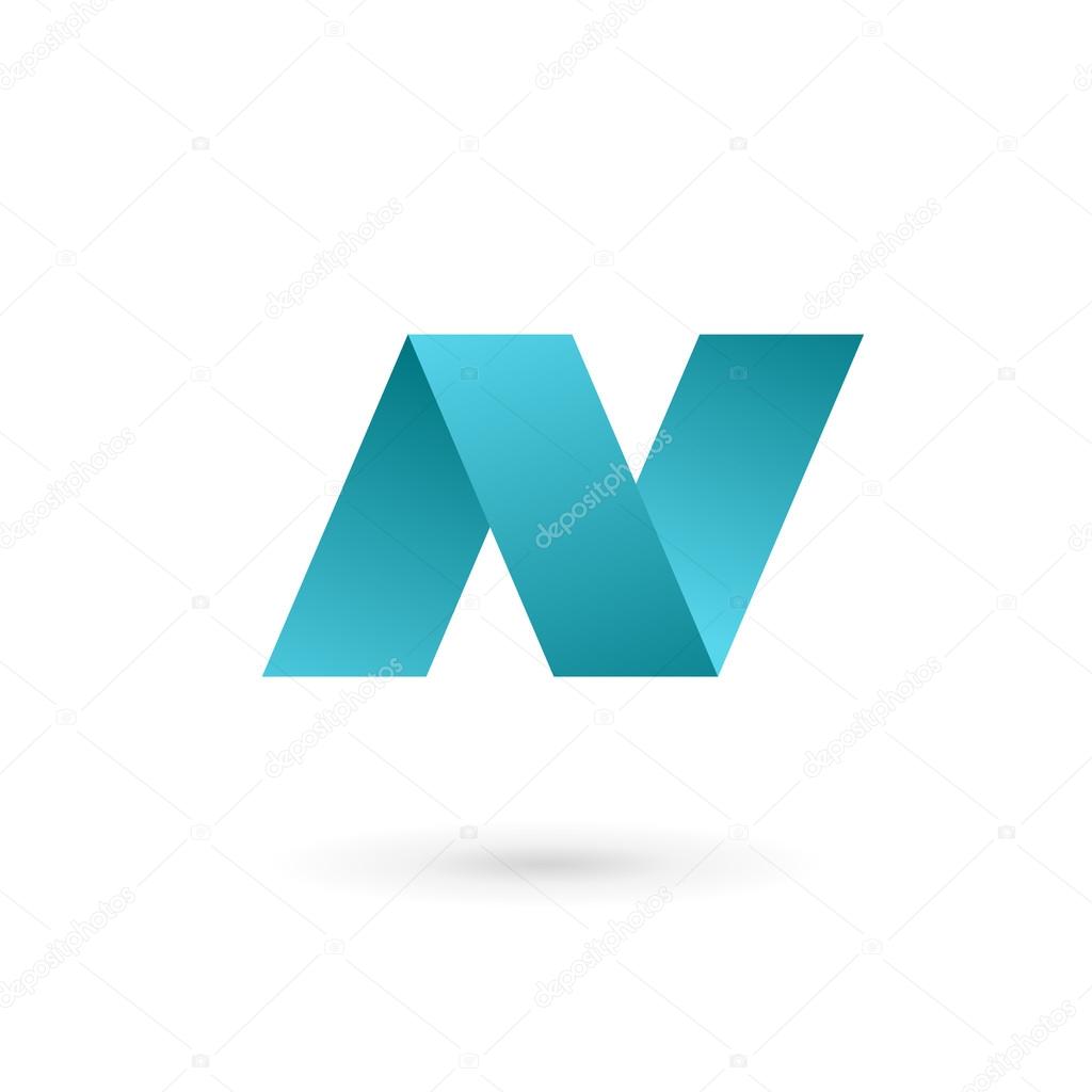 Letter N logo icon design template element