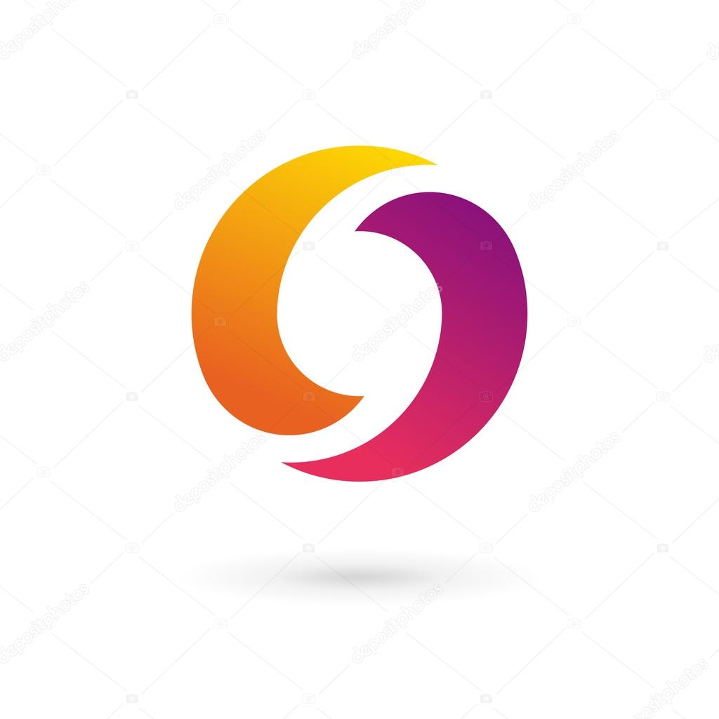 Letter O logo icon design template element