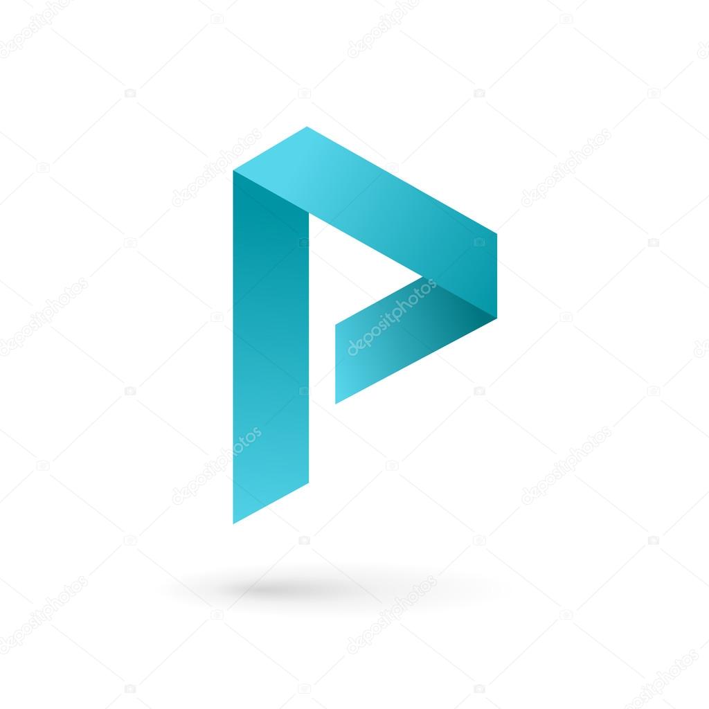 Letter P logo icon design template element