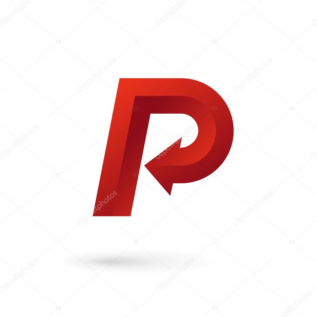 Letter P logo icon design template element
