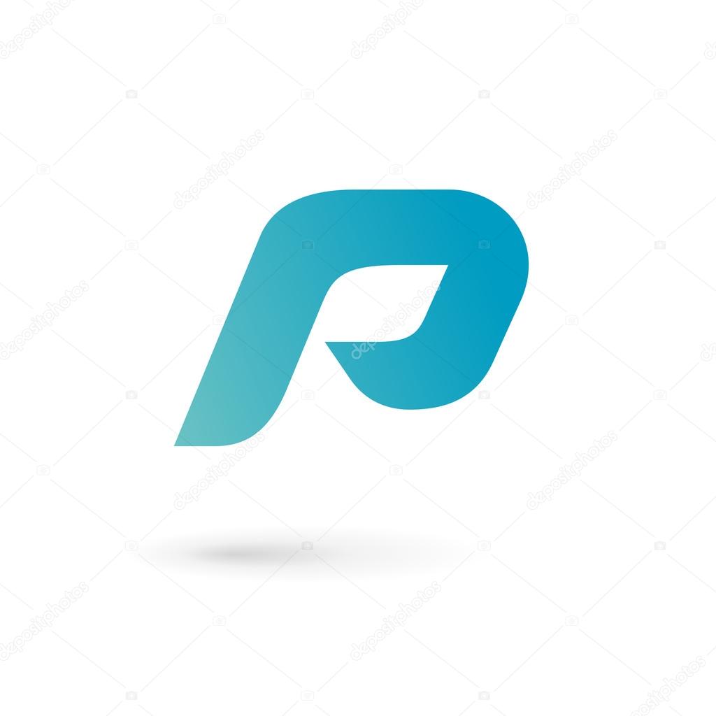 Letter P logo icon design template element