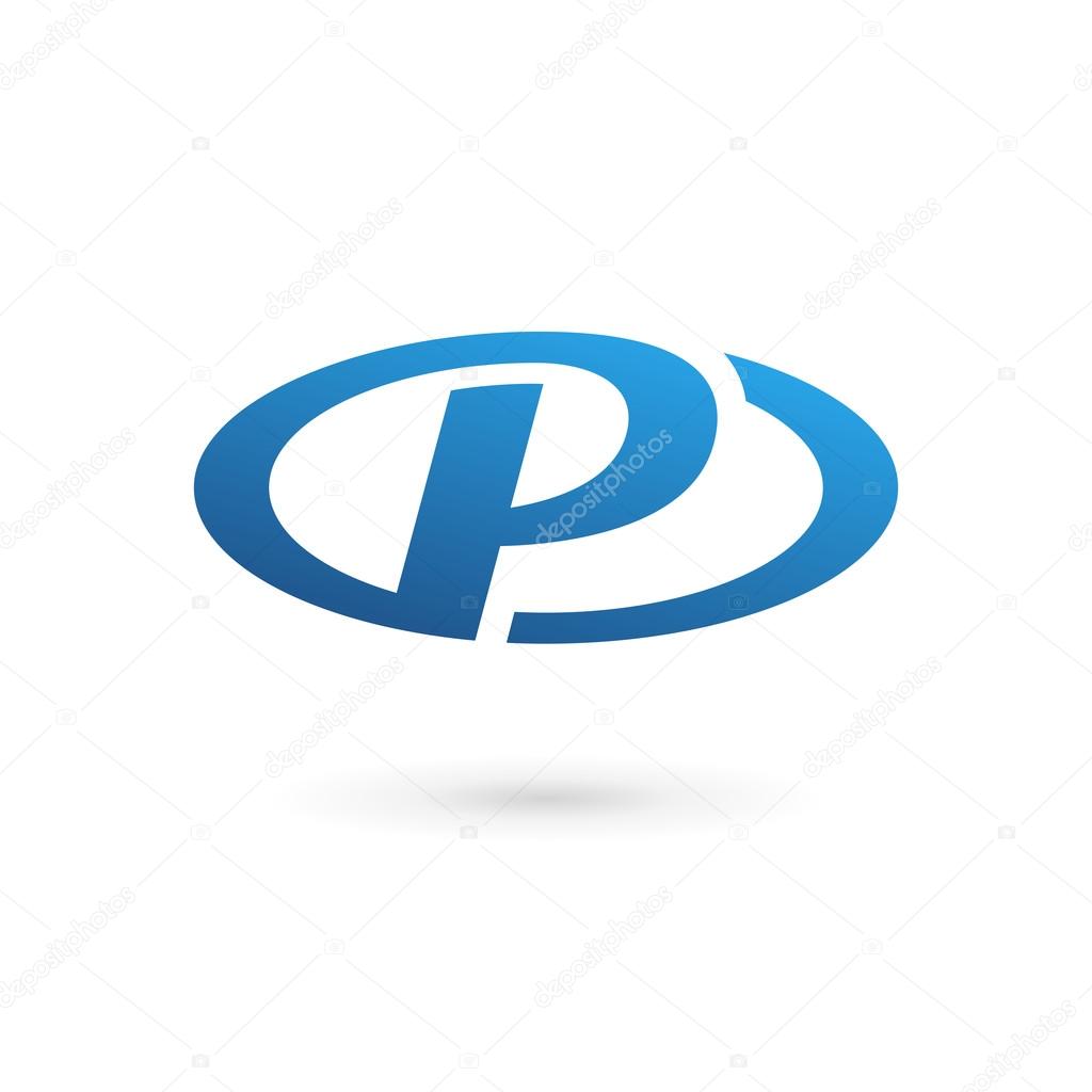 Letter P logo icon design template element