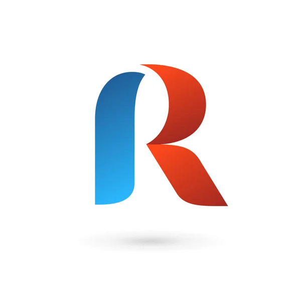 Letter R logo icon design template elements Stock Illustration