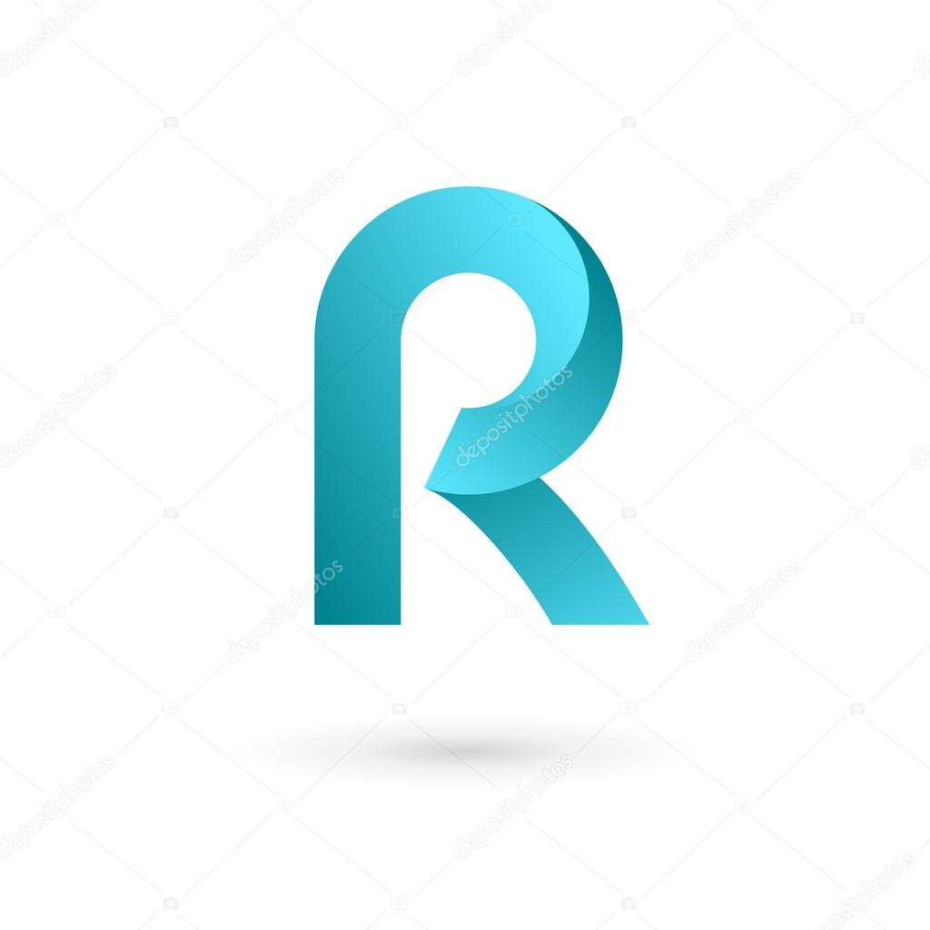 Letter R logo icon design template element