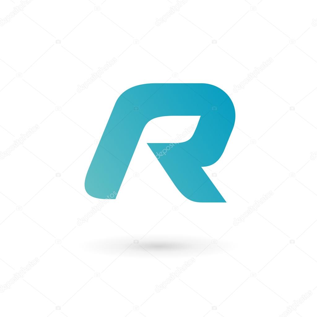 Letter R logo icon design template element