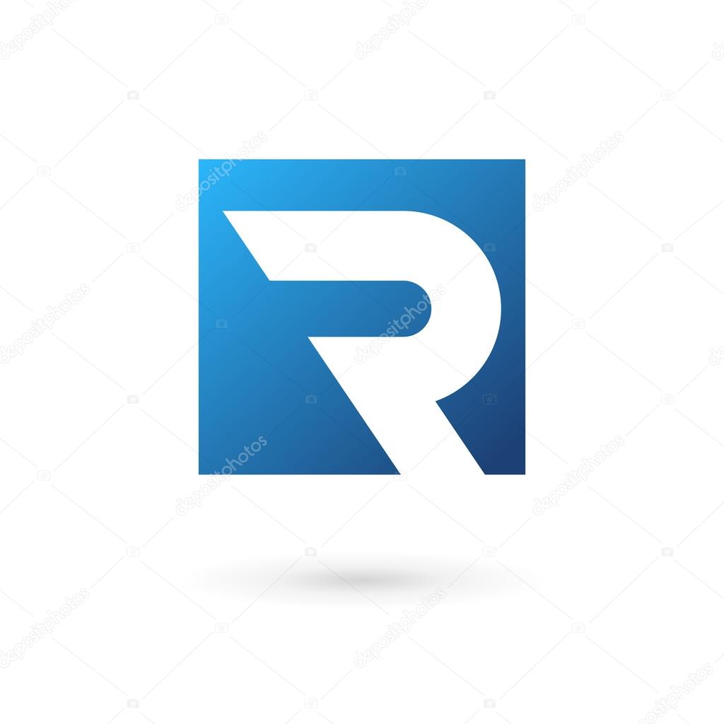 Letter R logo icon design template element