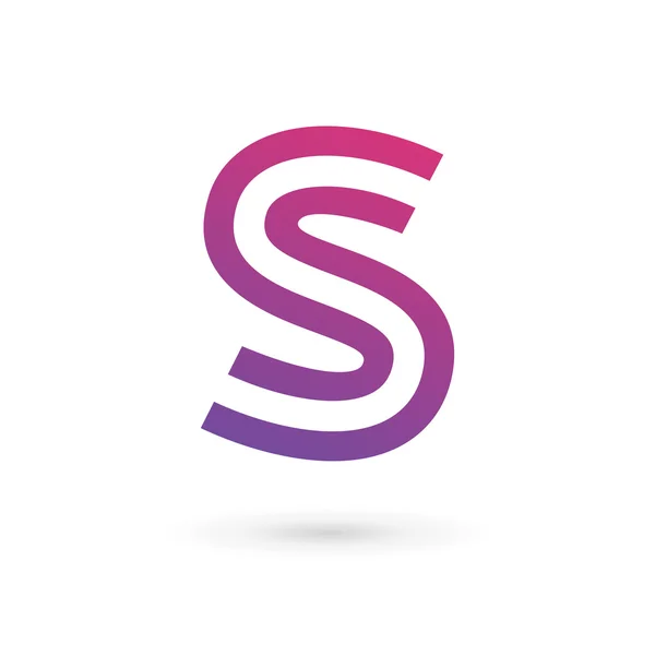 문자 S 로고 아이콘 디자인 템플릿 요소 — 스톡 벡터