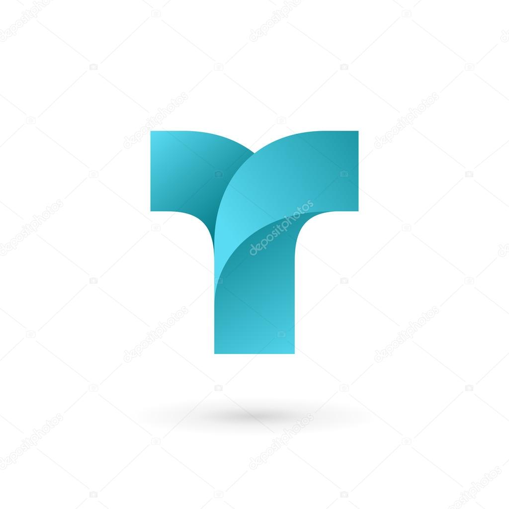 Letter T logo icon design template element