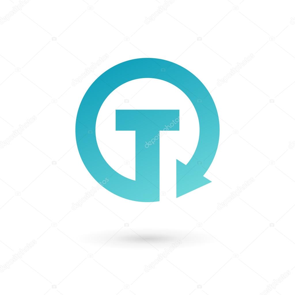 Letter T logo icon design template element