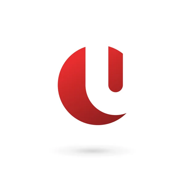 Letter U logo pictogram ontwerp template elementen — Stockvector
