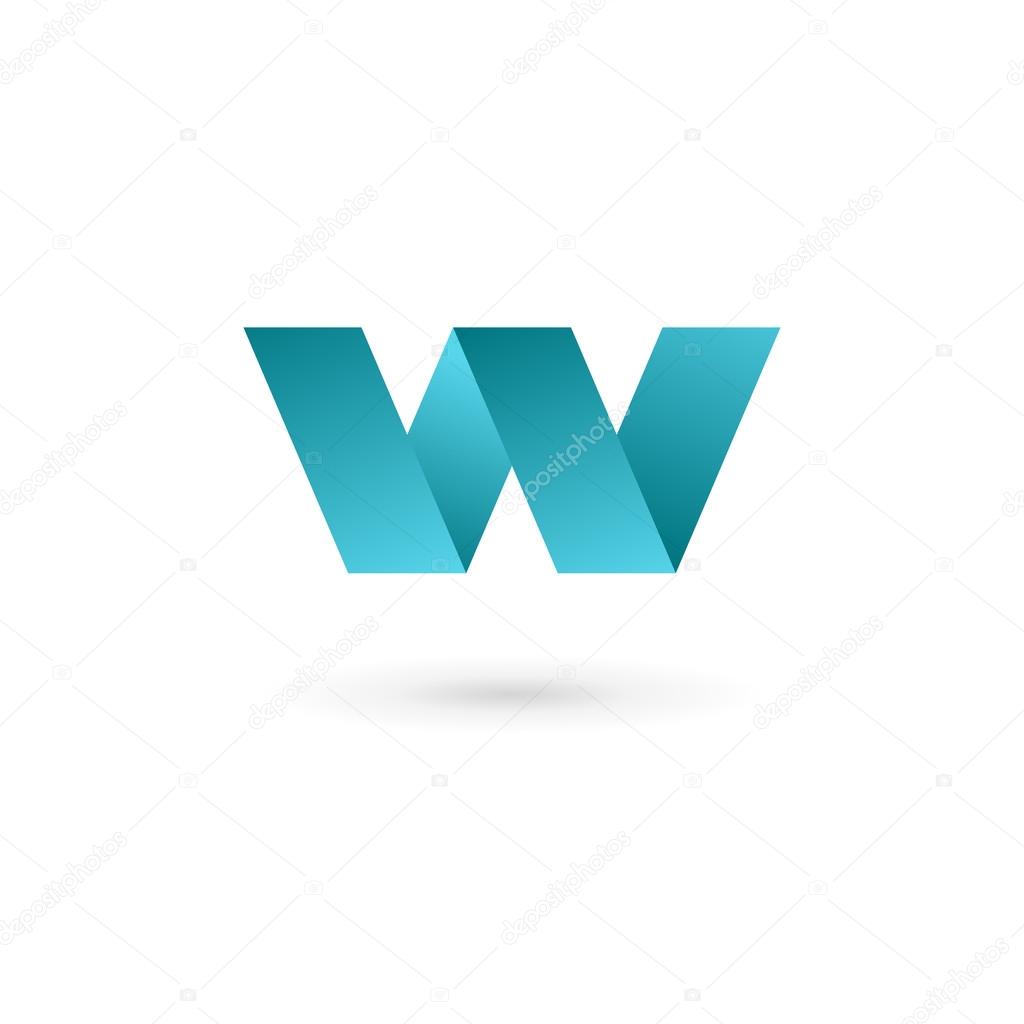Letter W logo icon design template element