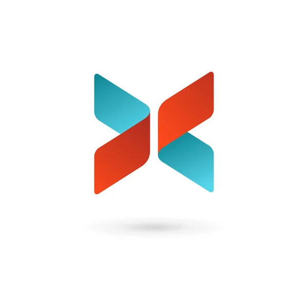 Lettera X logo icona elementi modello di design — Vettoriale Stock