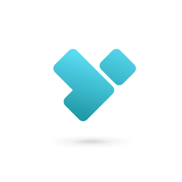 Lettera Y logo icona elementi modello di design — Vettoriale Stock