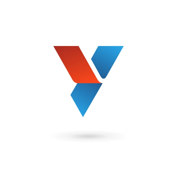 Letra Y icono del logotipo elementos de plantilla de diseño — Vector de stock