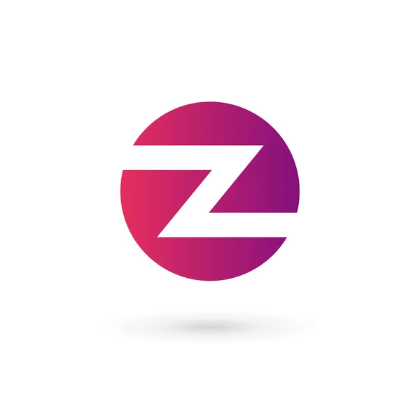Unsur desain ikon logo Z huruf - Stok Vektor