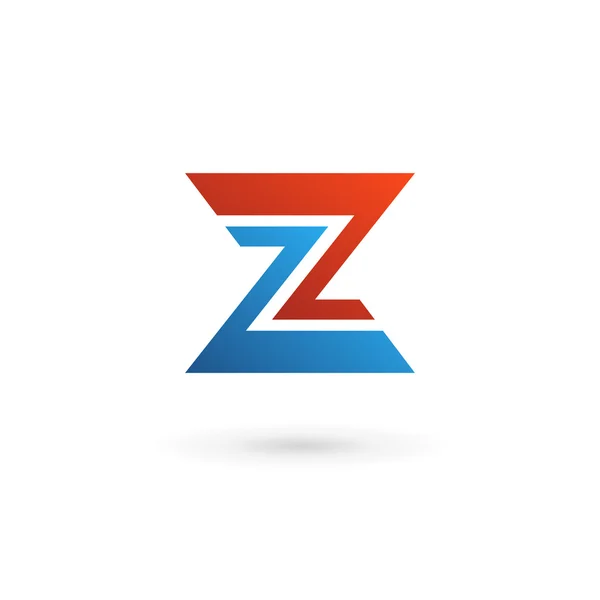 Lettera Z logo icona elementi modello di design — Vettoriale Stock