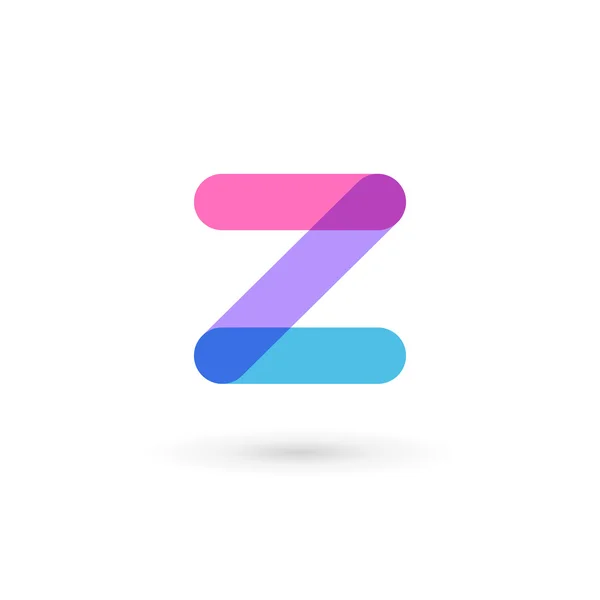 Z logo pictogram ontwerp sjabloon briefelementen — Stockvector