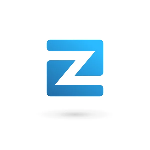 Z logo pictogram ontwerp sjabloon briefelementen — Stockvector