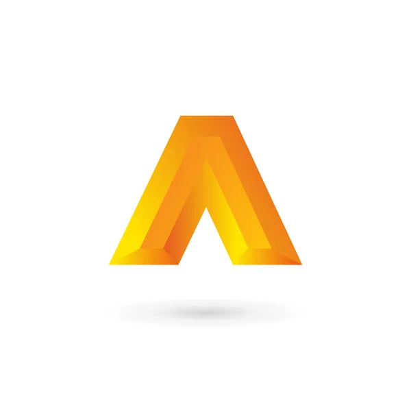Letter Een logo pictogram ontwerp template elementen — Stockvector
