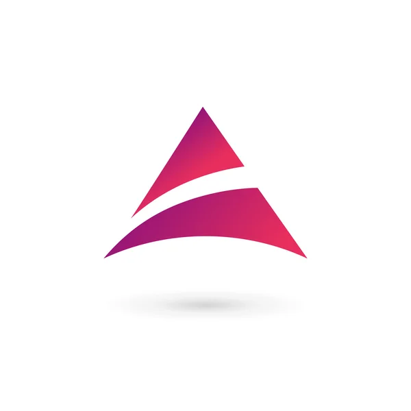 Abstraktes Logo-Icon-Design-Template-Elemente mit Buchstabe A — Stockvektor