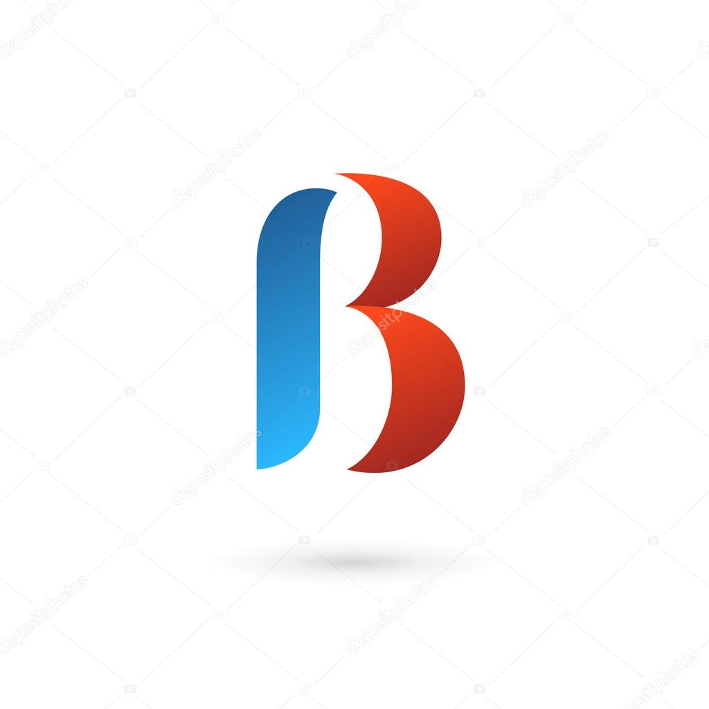Letter B logo icon design template element