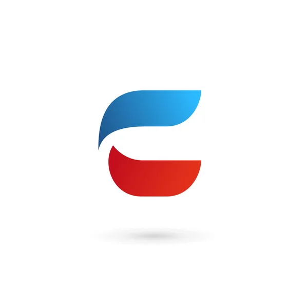 Lettera C logo icona elementi modello di design — Vettoriale Stock
