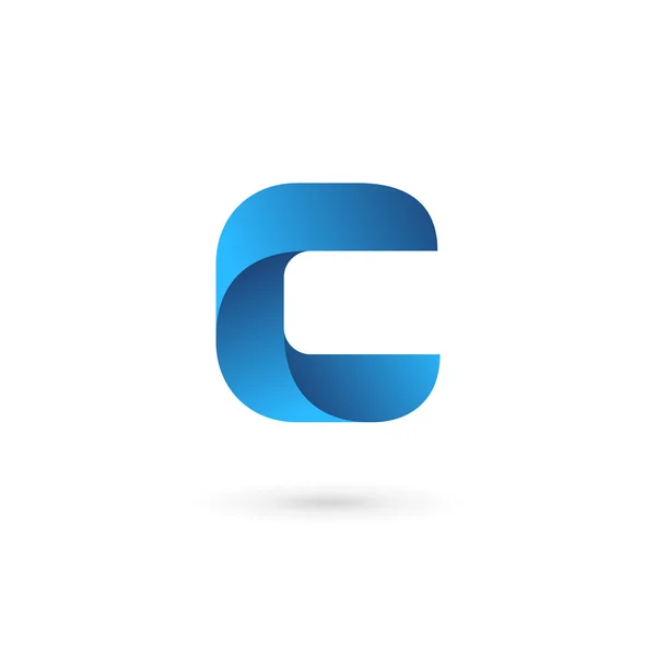 C betű logó ikon design sablon elemek — Stock Vector