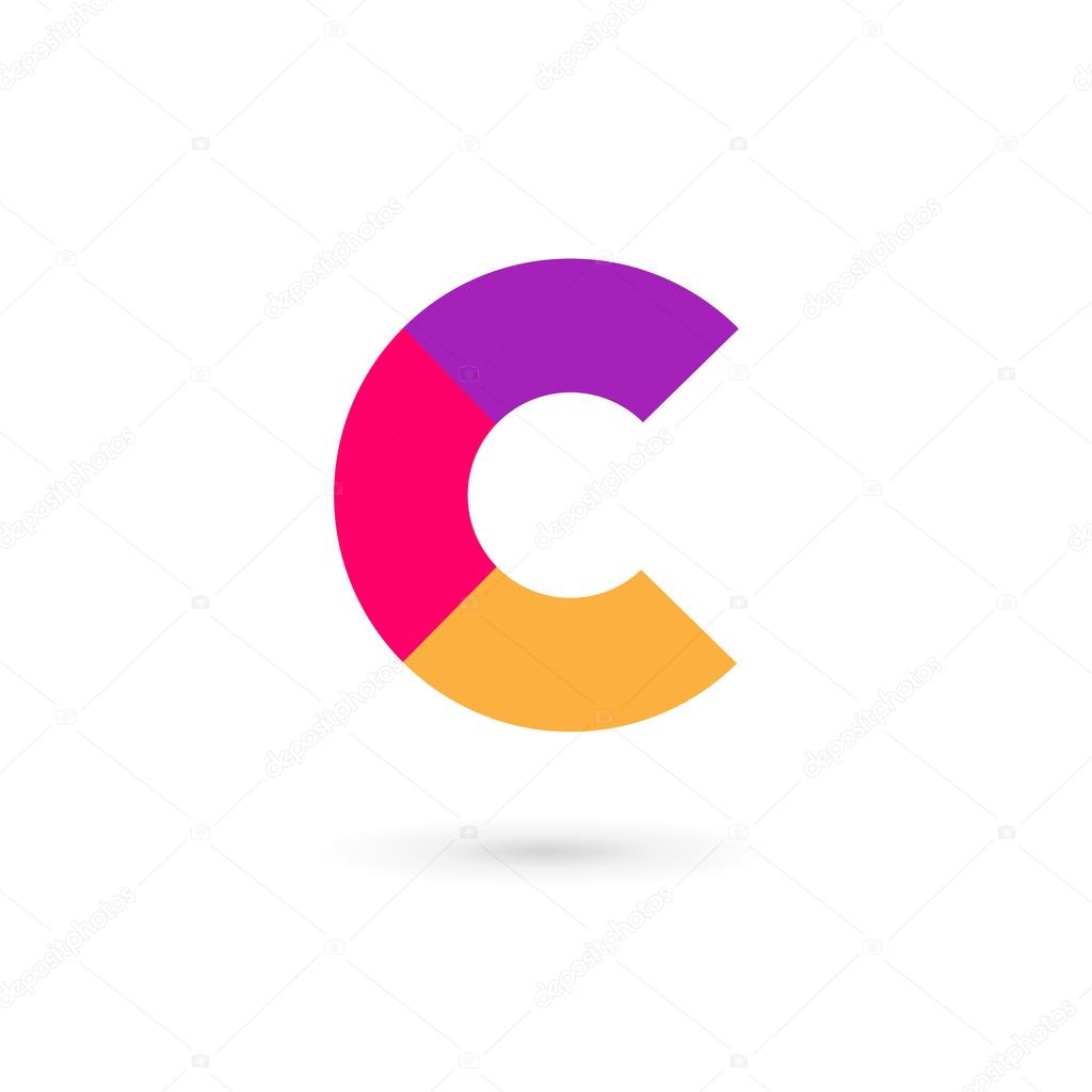 Letter C logo icon design template element