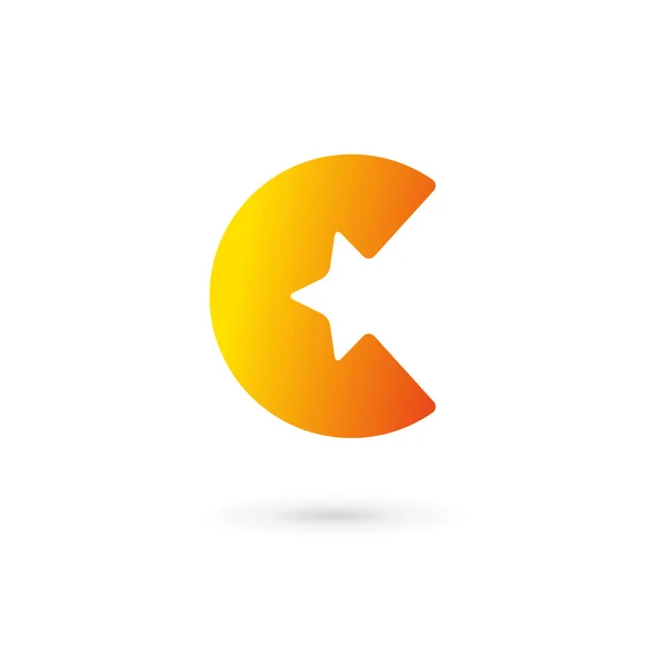 Letra C logotipo ícone design elementos de modelo —  Vetores de Stock