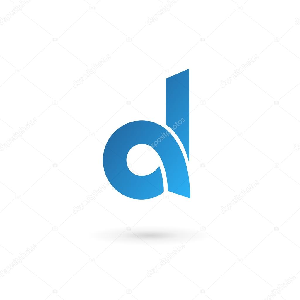 Letter D logo icon design template elements — Stock Vector © arbuzu