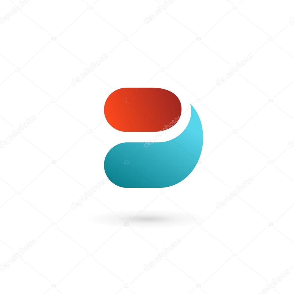 Letter D logo icon design template element