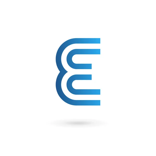 Letter E logo pictogram ontwerp template elementen — Stockvector