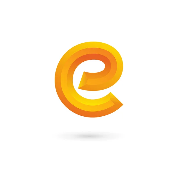 Carta E logotipo ícone design elementos de modelo —  Vetores de Stock