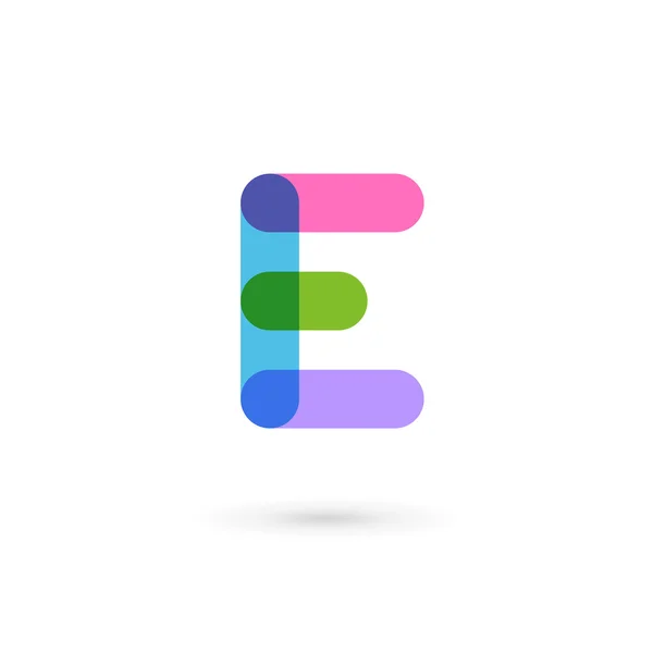 Літера Електронний логотип елементи шаблону дизайну — стоковий вектор