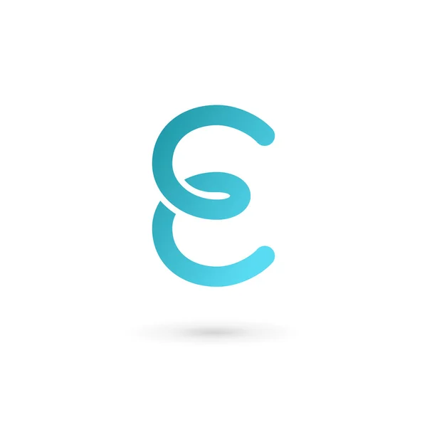 Letter E logo pictogram ontwerp template elementen — Stockvector