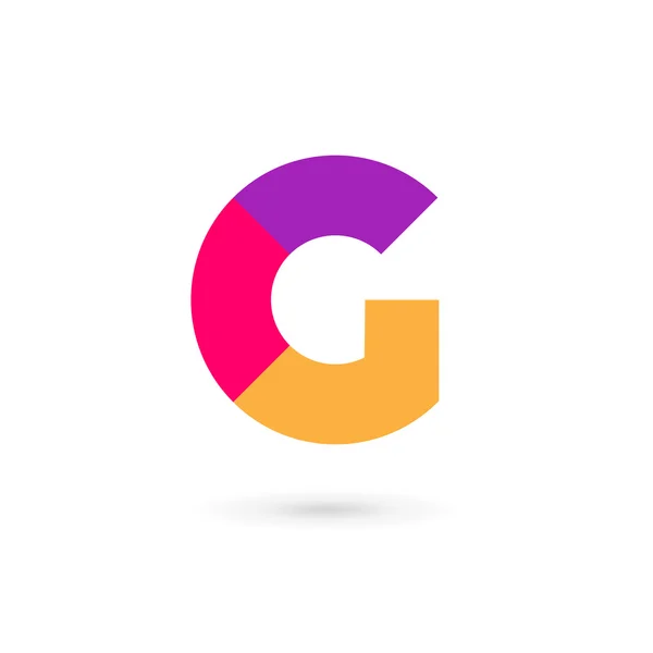 Letter G logo pictogram ontwerp template elementen — Stockvector