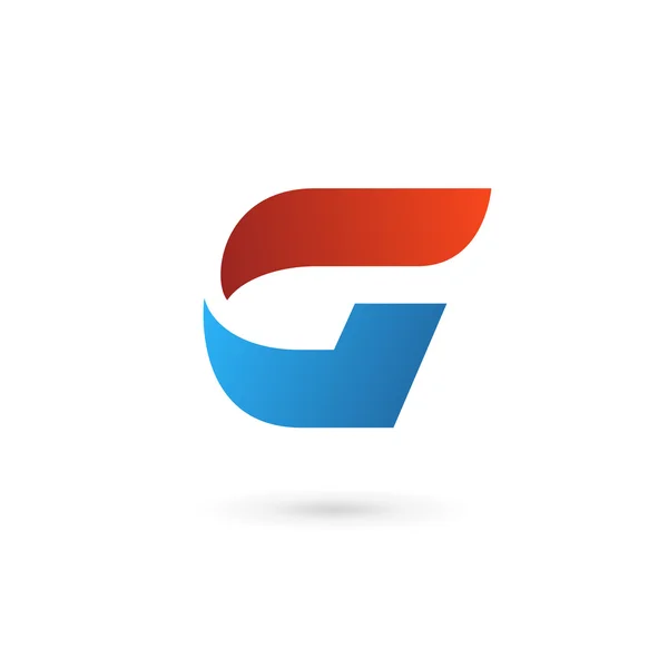 Στοιχεία προτύπου σχεδίασης εικονιδίου λογότυπου G — Διανυσματικό Αρχείο