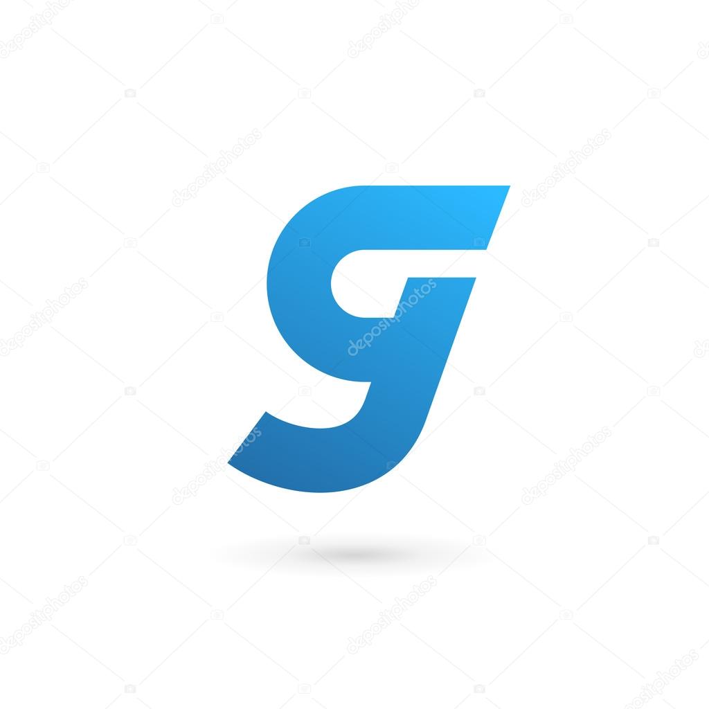 Letter G number 9 logo icon design template element