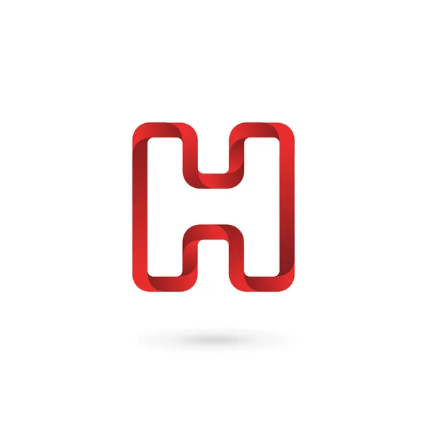 Letter H logo pictogram ontwerp template elementen — Stockvector