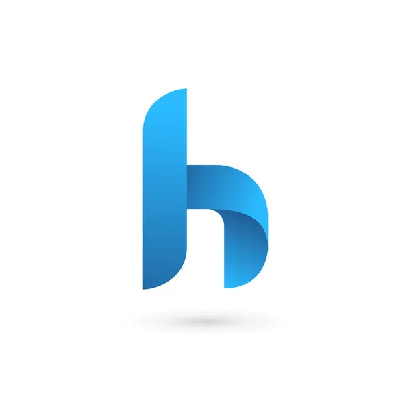 H betű logó ikon design sablon elemek — Stock Vector