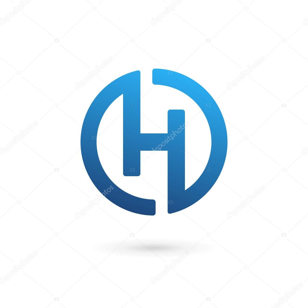 Letter H logo icon design template element