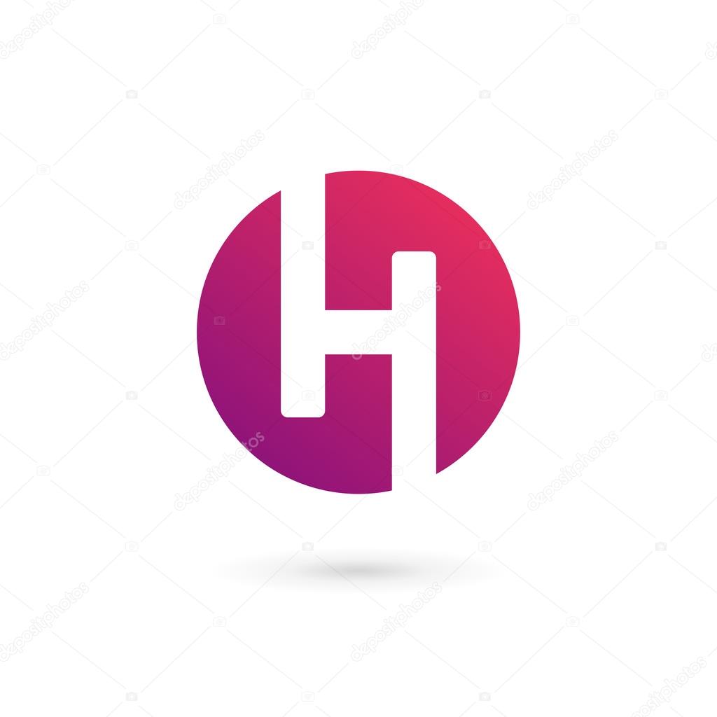 Letter H logo icon design template element