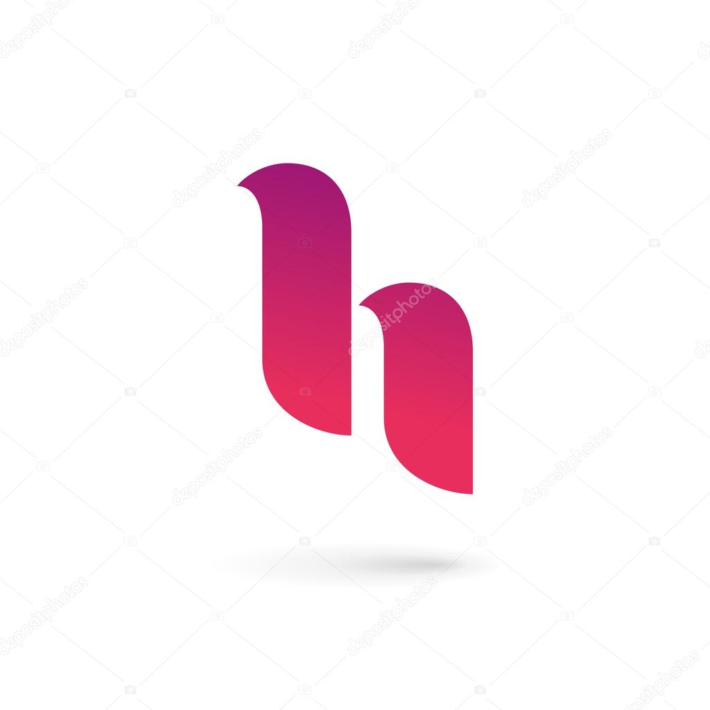 Letter H logo icon design template element