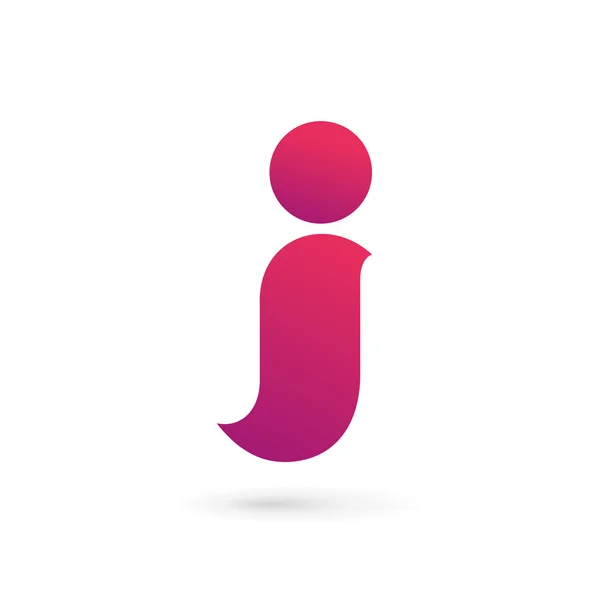 Lettera J logo icona elementi modello di design — Vettoriale Stock