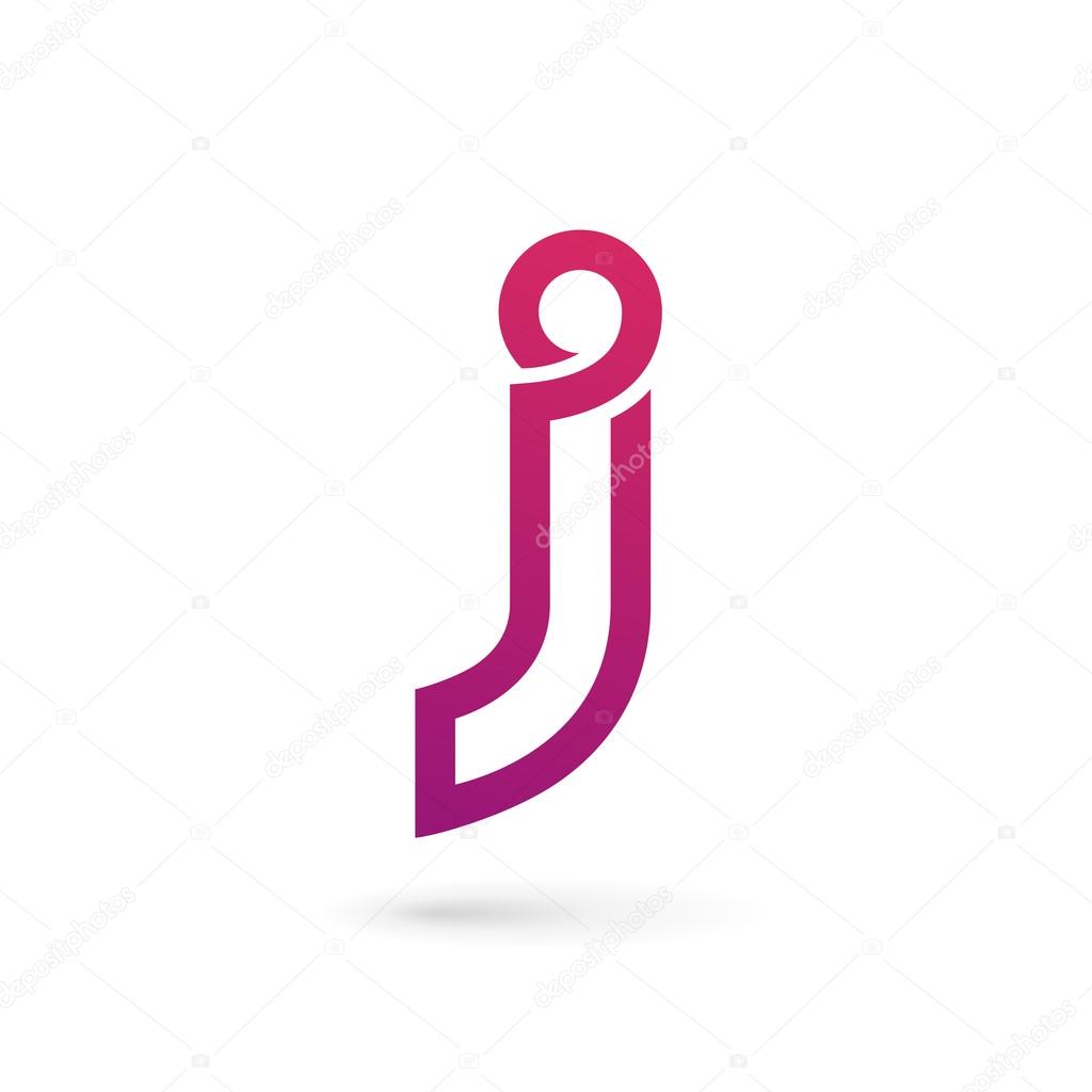 Letter J logo icon design template element