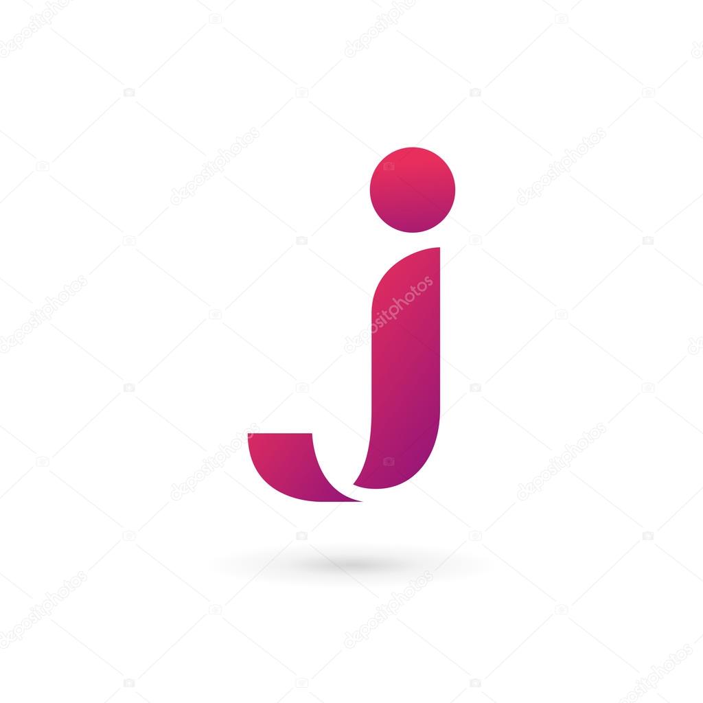 Letter J logo icon design template element