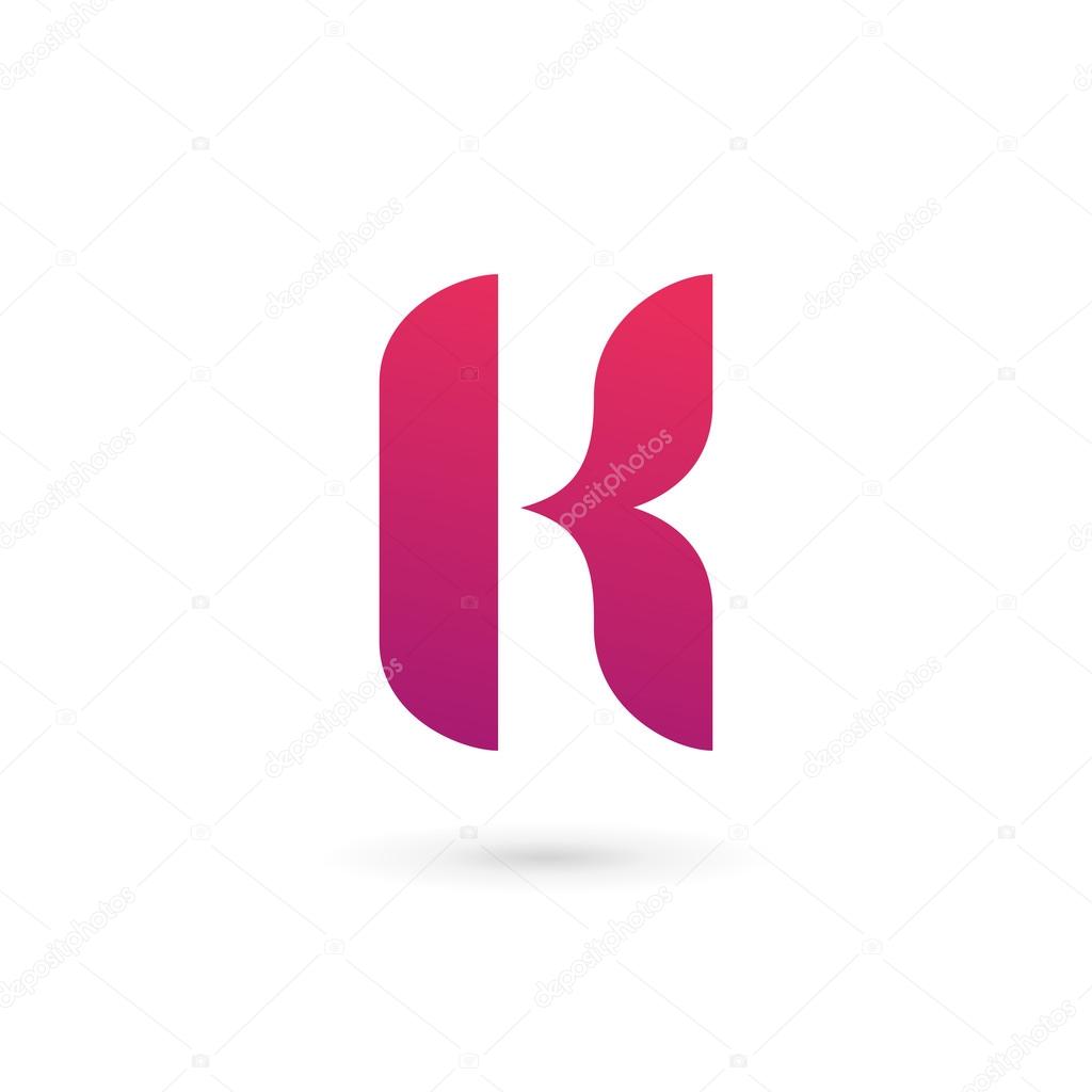 Letter K logo icon design template element