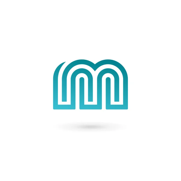字母M图标设计模板元素 — 图库矢量图片